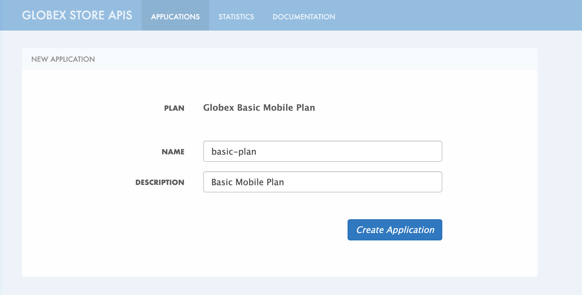 apim devportal mobile create new app 2