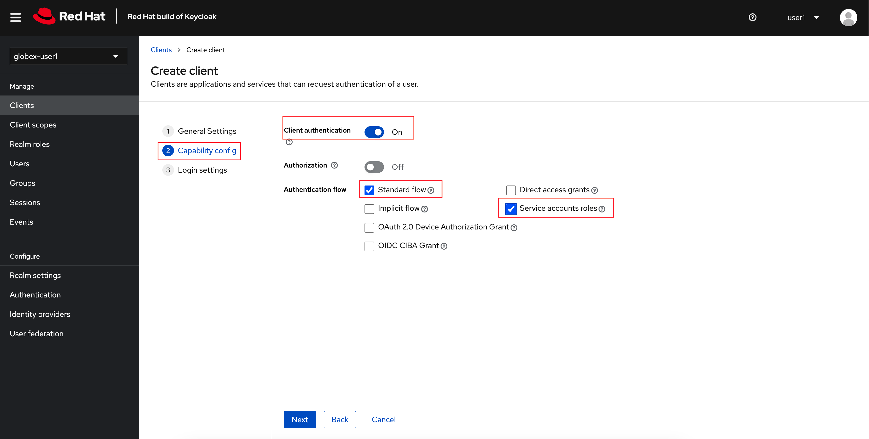 client manager step2