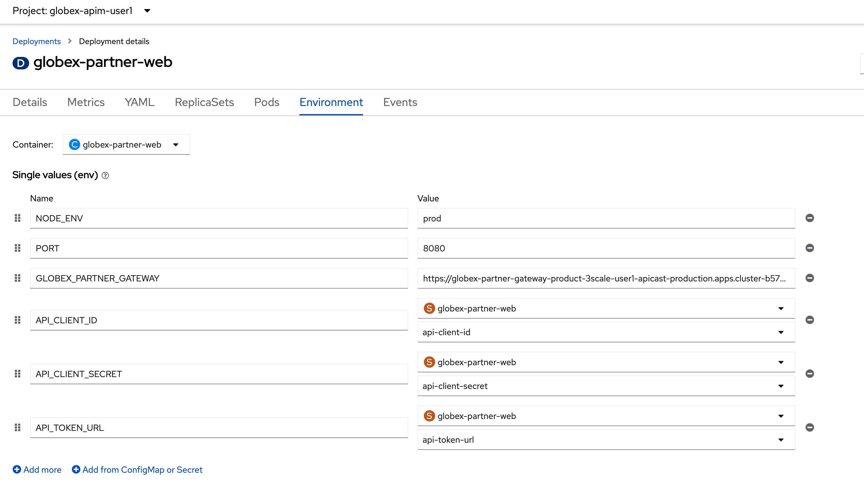 globex partner web filled