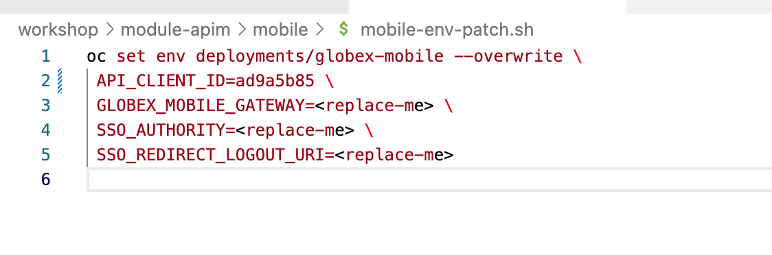 mobile mobgateway env patch