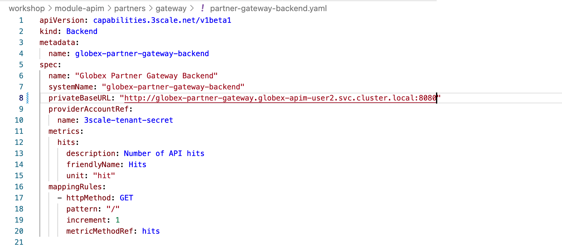 partner gateway backend