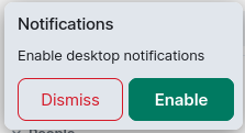 element desktop notifications